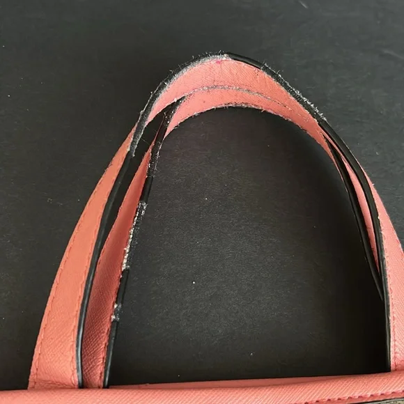 Tote with Strawberry Design - Pink and Gray - Picture 10 of 12